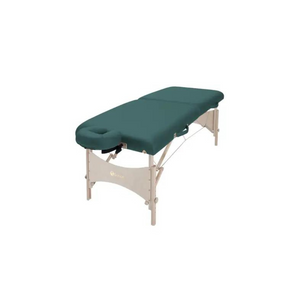 Earthlite Harmony DX Teal Portable Massage Table Side View