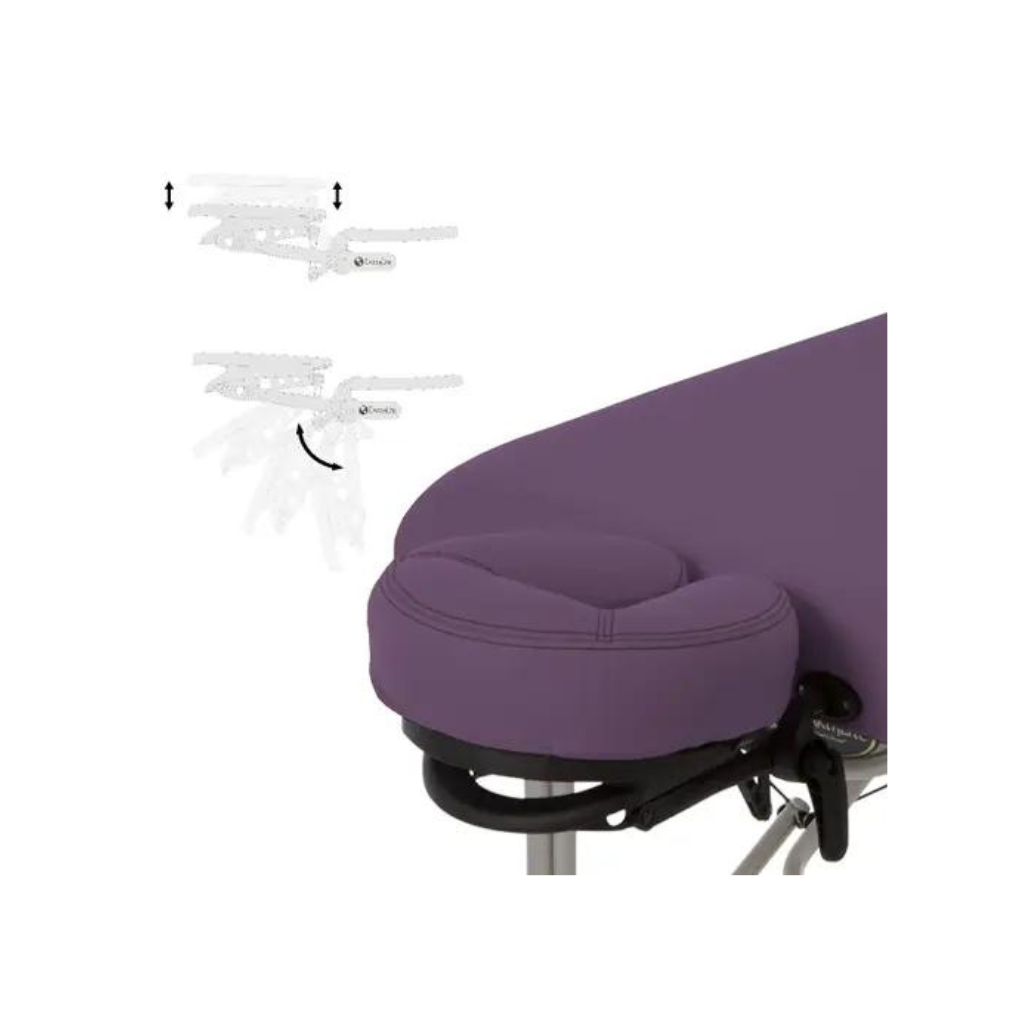Earthlite Luna Portable Amethyst Massage Table Facepillow