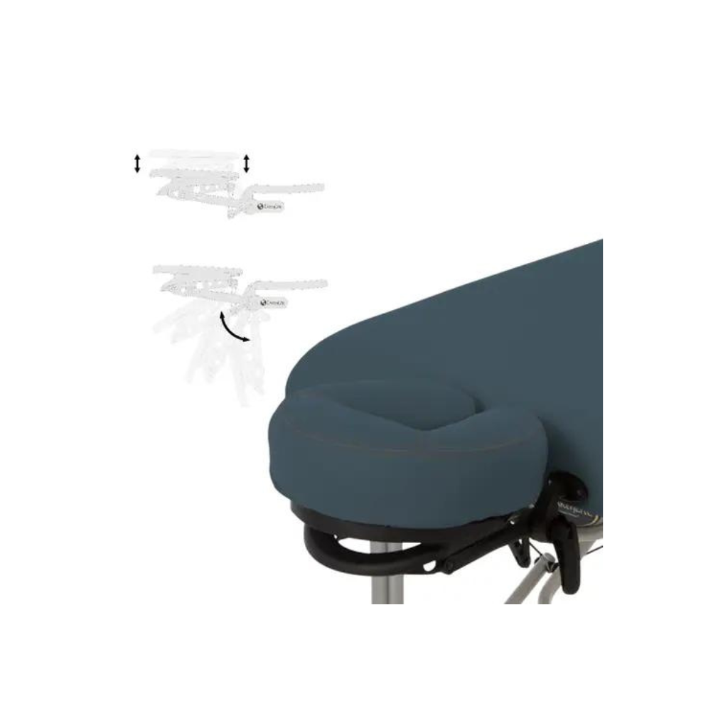 Earthlite Luna Portable Mystic Blue Massage Table Facepillow