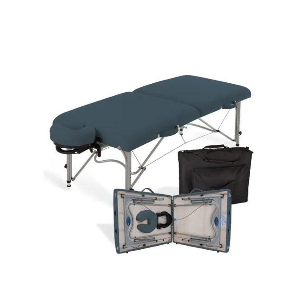 Earthlite Luna Portable Mystic Blue Massage Table Package