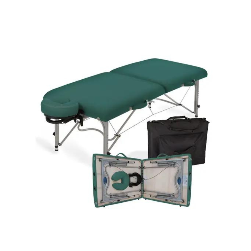 Earthlite Luna Portable Teal Massage Table Package