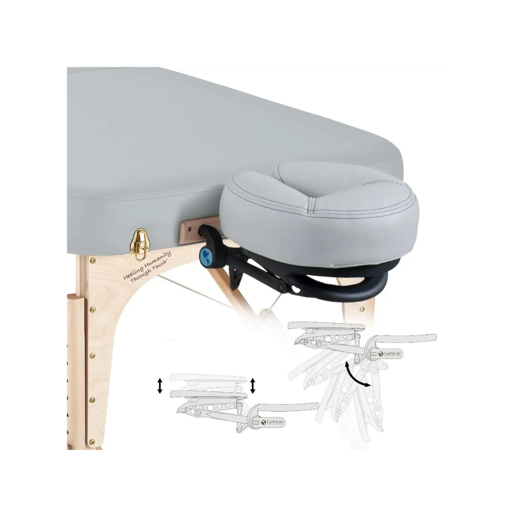 Earthlite Spirit Portable Massage Table Teal Full Reki Platform