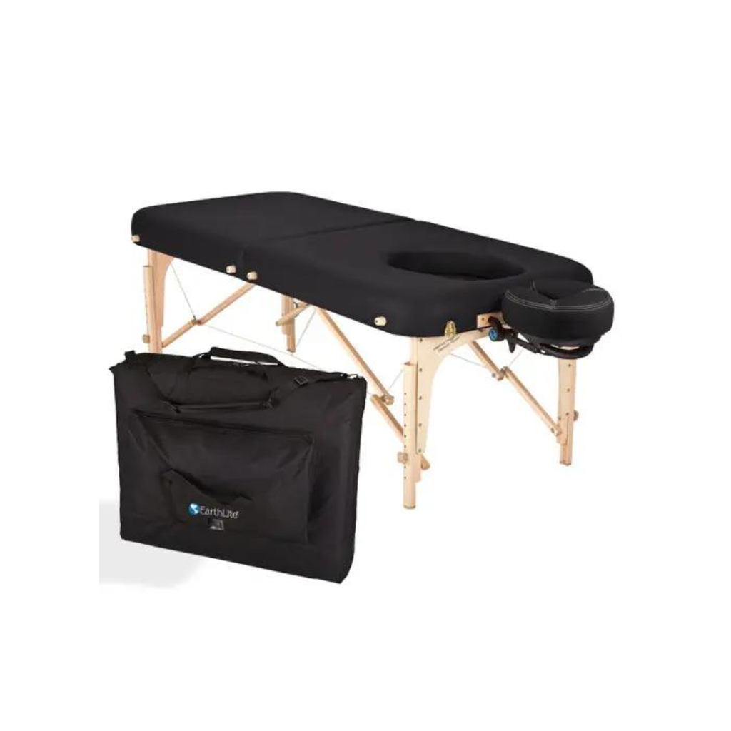 Earthlite Spirit Pregnancy Massage Table Package 30" Black with Carrycase
