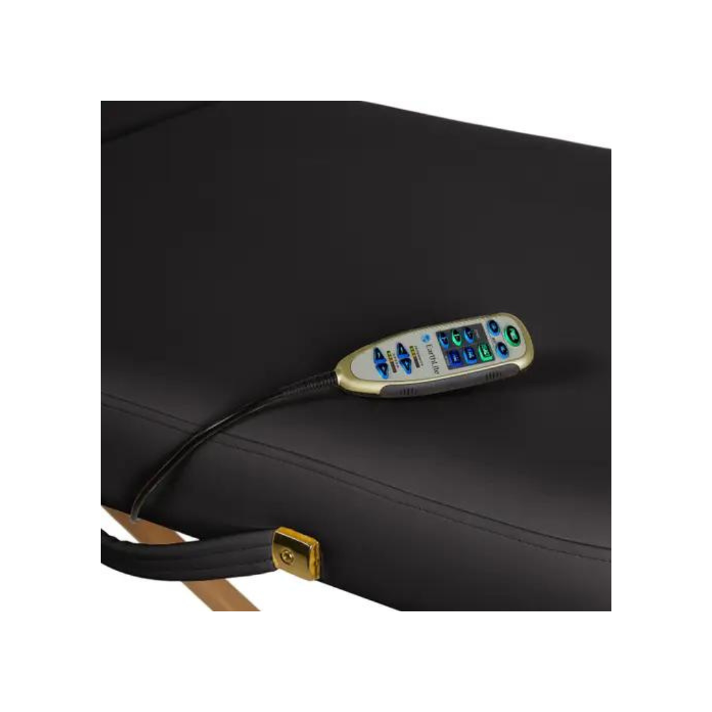 Earthlite Vibra-Therm Black Sports Therapy Table Relaxor Control