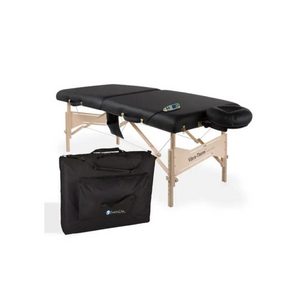 Earthlite Vibra-Therm Black Sports Therapy Table and Case
