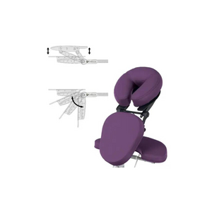 Earthlite Vortex Amethyst Portable Massage Chair Fp platform