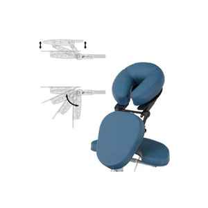 Earthlite Vortex Mystic Blue Portable Massage Chair Facepillow