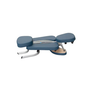 Earthlite Vortex Mystic Blue Portable Massage Chair Folded