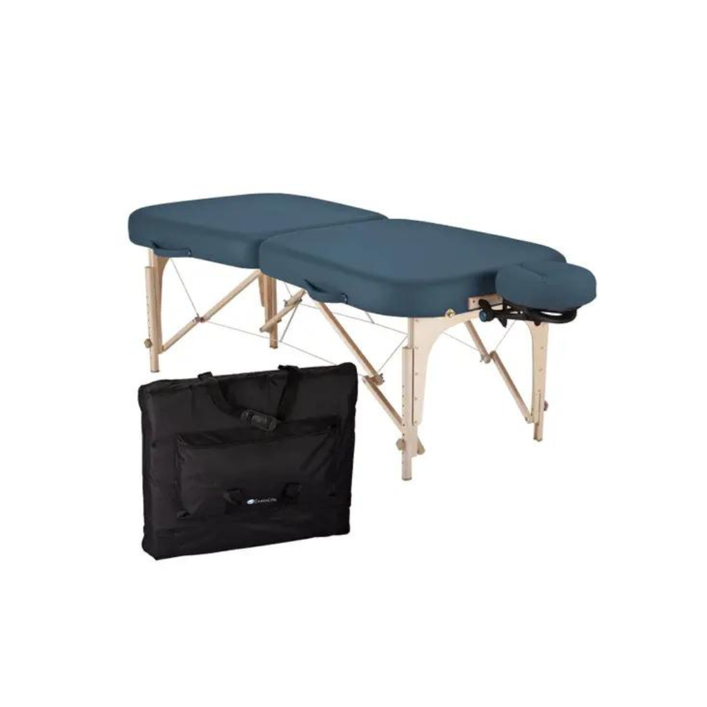 Earthlite infinity Portable Massage Table Package Mystic Bue with Carrycase