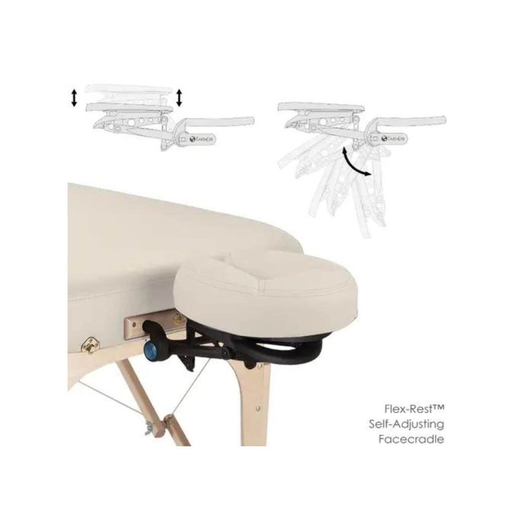 Earthlite infinity Portable Massage Table Package Vanilla Creme Features