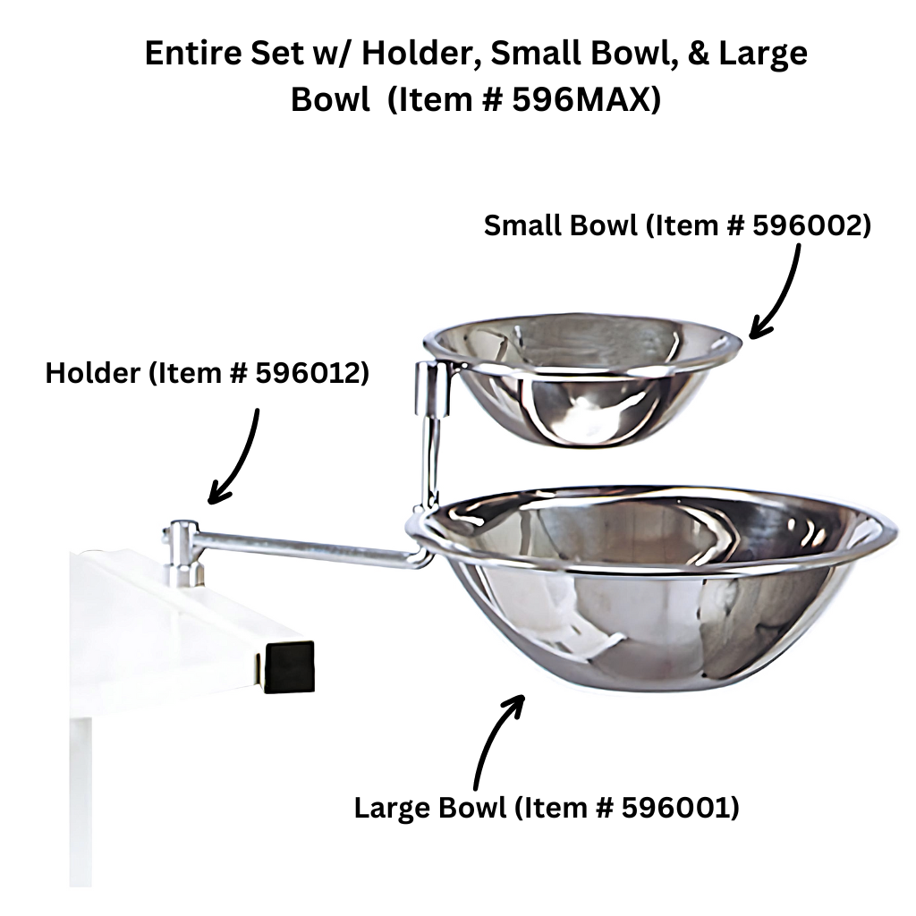 Large Stainless Steel Mixing Bowl for Equipro Trolleys (596001)