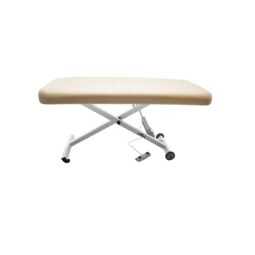 Ergo Lift Treatment Table Beige flat side