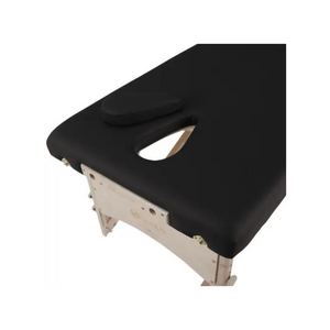 Medi Sport Black Portable Treatment Table Face hole