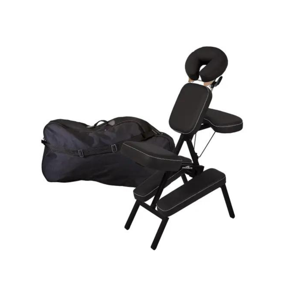 MicroLite Black Portable Massage Chair Package