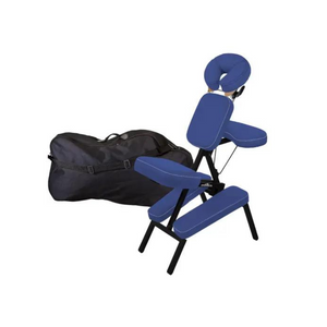 MicroLite Cobalt Blue Portable Massage Chair Package