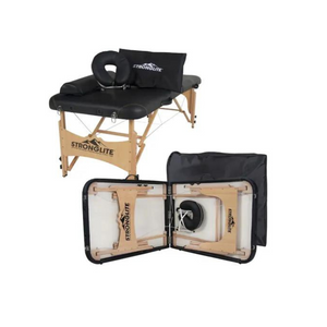 Olymia Black Portable Massage Table Package
