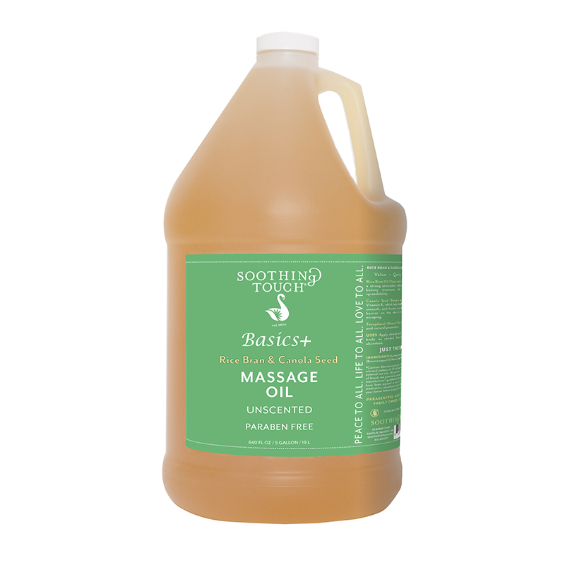 Soothing Touch Basics+ Rice Bran & Canola Seed Massage Oil