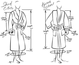 Velour Strip Bathrobe