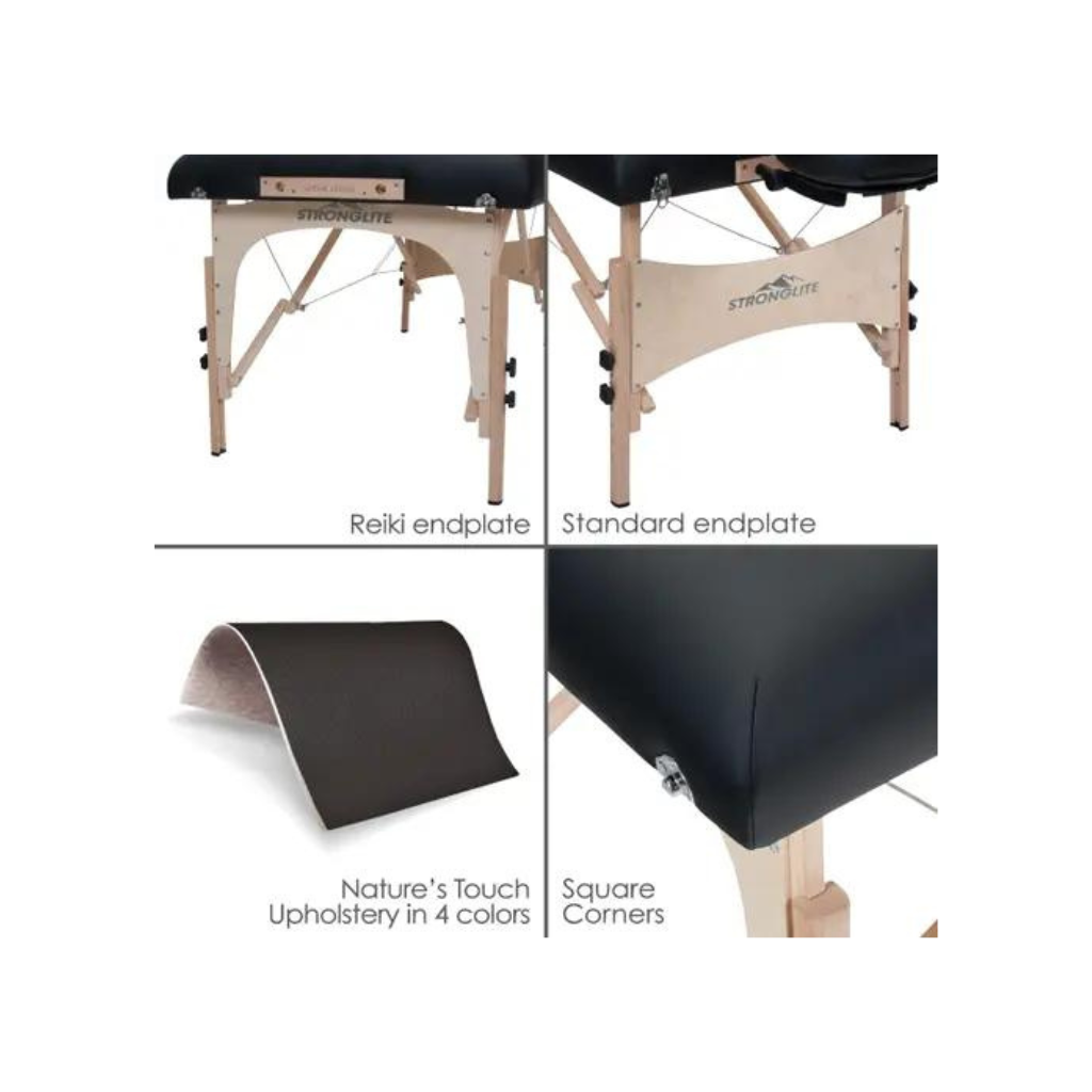 Earthlite Stronglite Classic Deluxe Portable Massage Table Package