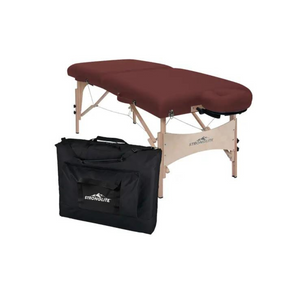 Stronglite Classic Deluxe Burgundy Portable Table and Case