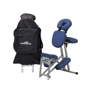 Stronglite Ergo Pro II Royal Blue Portable Chair and Case