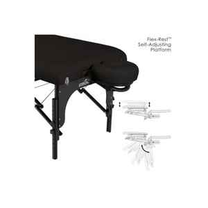 Stronglite Premier Black Portable Table Facepillow platform