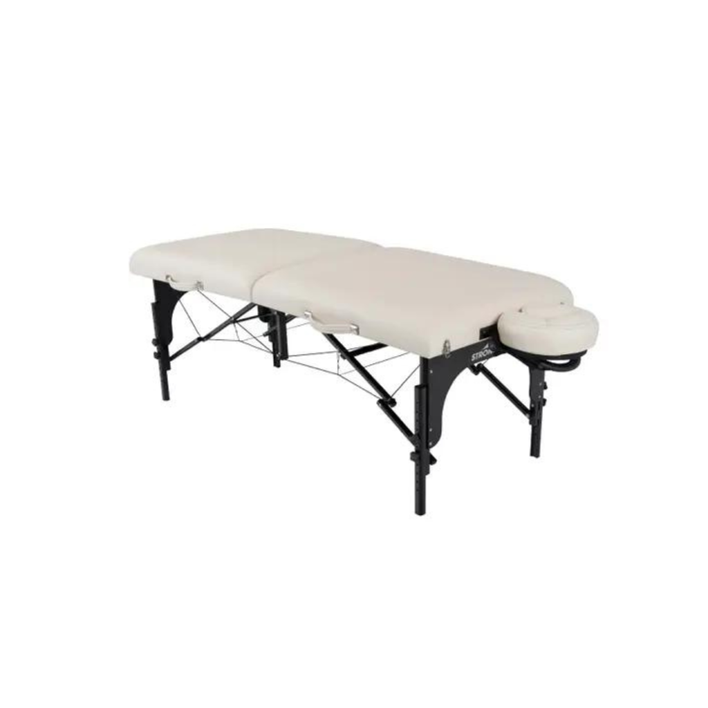 Stronglite Premier Vanilla Creme Portable Table with Facepillow