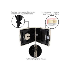 Stronglite Premie rVanilla Creme Portable Table with Features