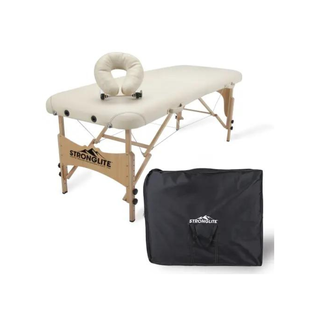Stronglite Shasta Beige Portable Massage Table and Case