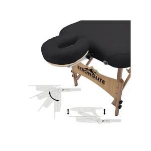 Stronglite Shasta Black Portable Massage Table Facepillow