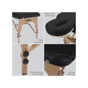 Stronglite Shasta Black Portable Massage Table Features_2