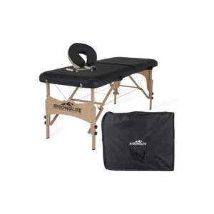 Stronglite Shasta Black Portable Massage Table Package