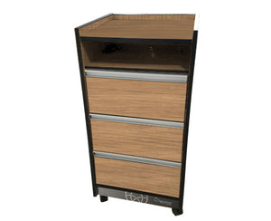 Custom Craftworks Signature Series T300 Trolley Cart Oak Color