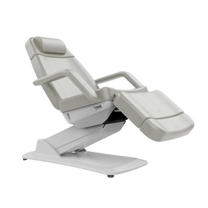 Side View of Treatment Chair Bed Light Grey (2221D)