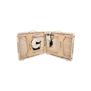 Vibra-Therm Vanilla Creme Sports Therapy Table Clampshell