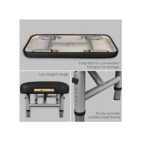 Yosemite 30 Black Low Height Treatment Table Features