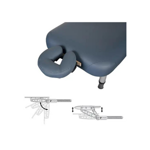 Yosemite 30 Blue Low Height Treatment Table Facepillow and platform