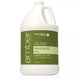 Massage Oil 128 oz. Green Tea Mint (527-GT)