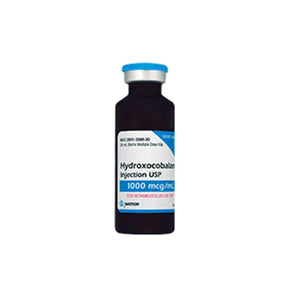 Hydroxocobalamin 1,000 mcg / mL Injection Multi-Dose Vial 30 mL B-12