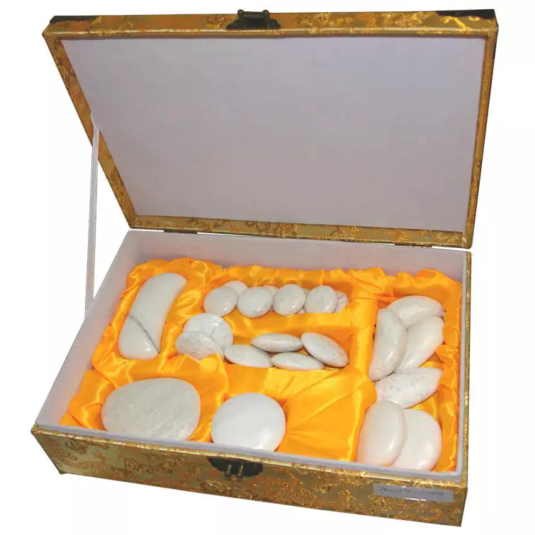 Marble Stone Massage Set (24 pieces)