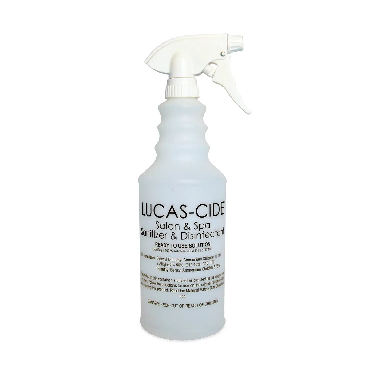 Lucas-Cide Salon and Spa 32oz Quart Spray bottle