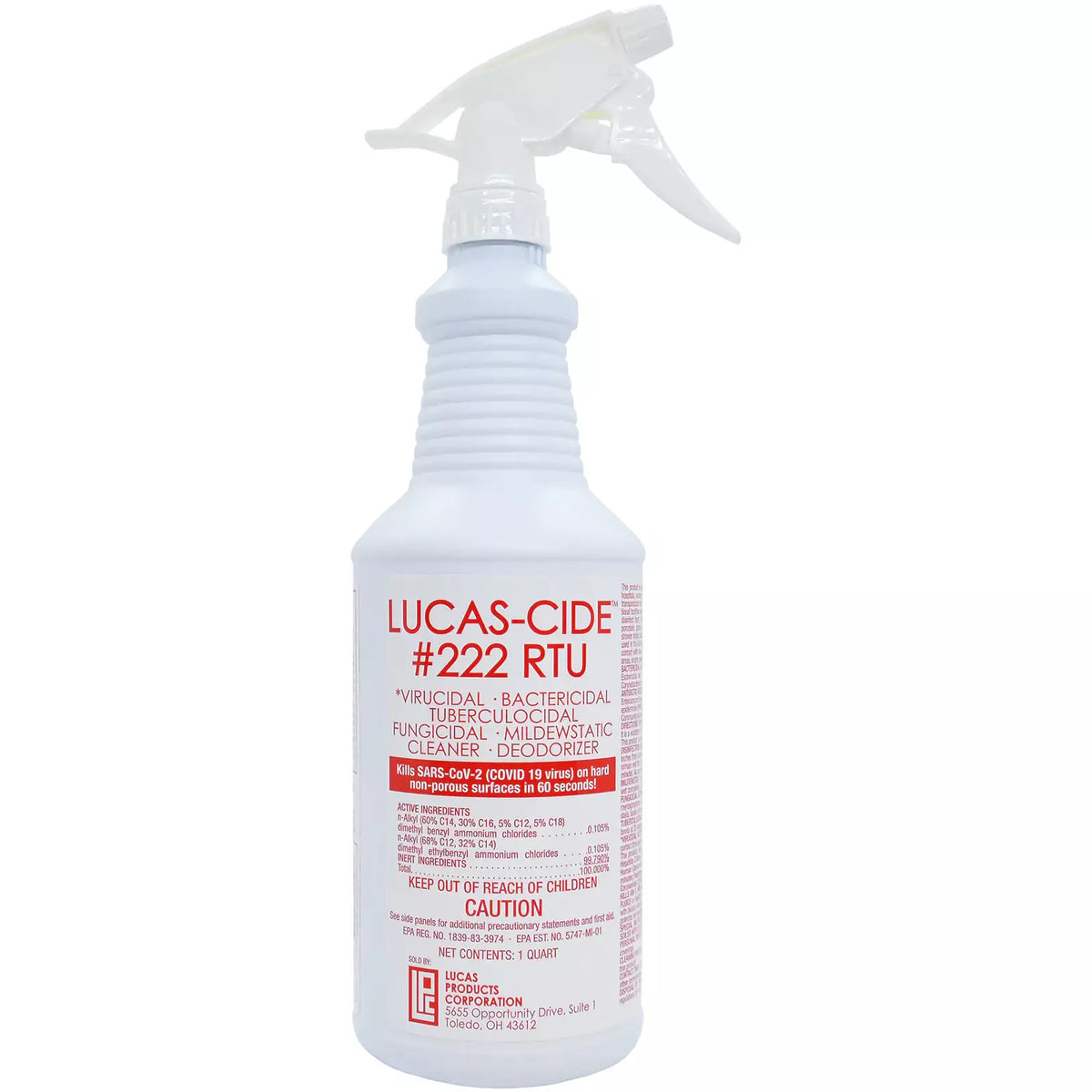 Lucas Cide RTU Ready to Use Spa Disinfectant