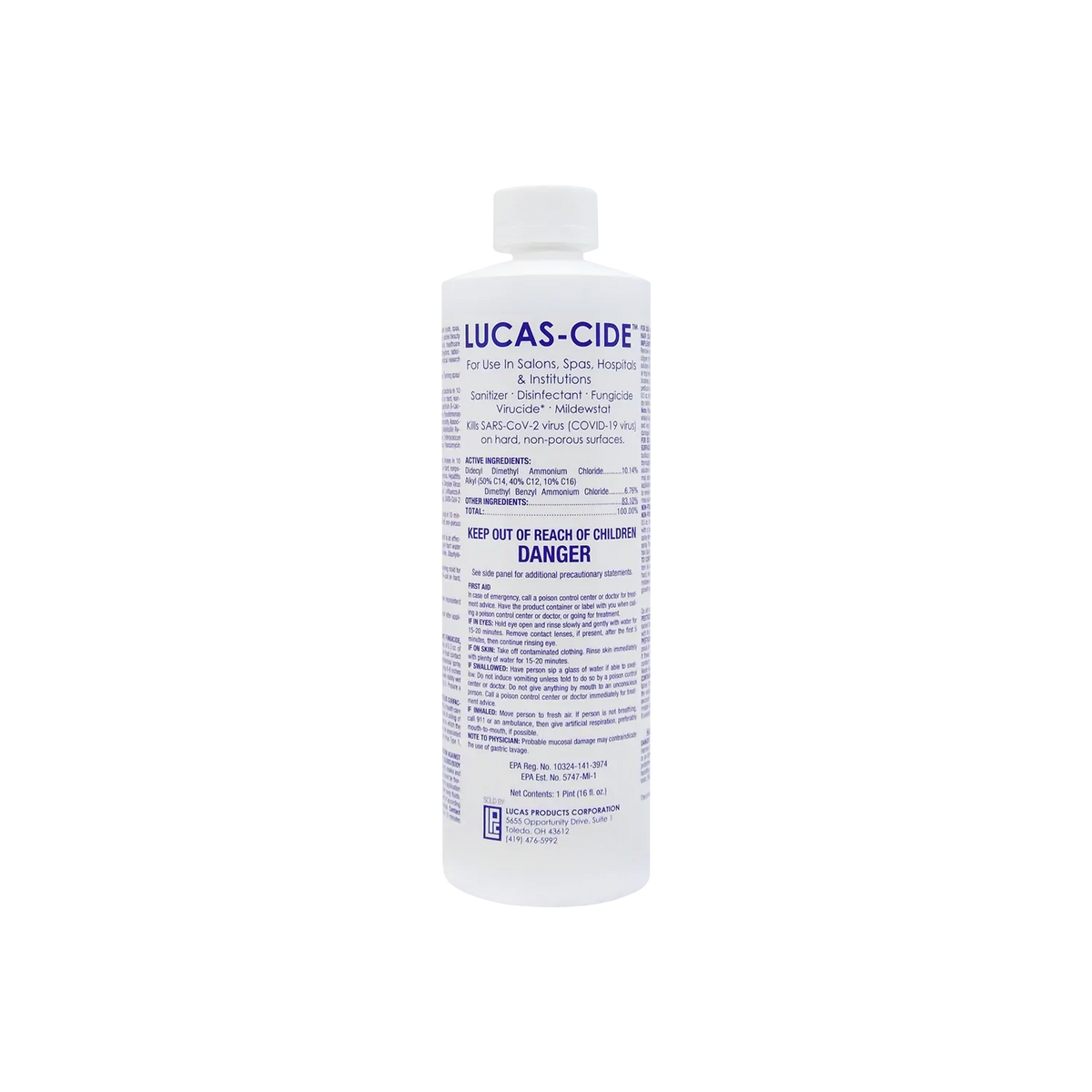 Lucas-Cide Spa Disinfectant