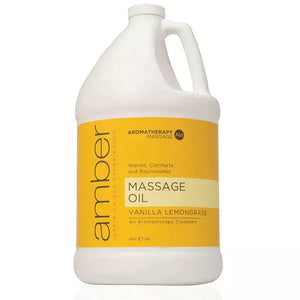 Massage Oil 128 oz. Vanilla Lemongrass (527-VL)